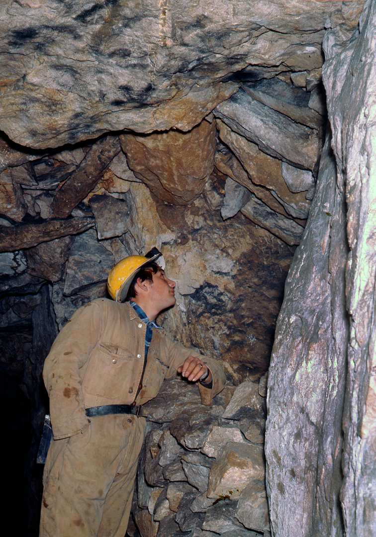 Goodluck Mine stone stemples 1971 photo Hilary Bird, submitted by Dickie Bird on 20-03-2026.
© Richard Bird Goodluck Mine stone stemples 1971 photo Hilary Bird
